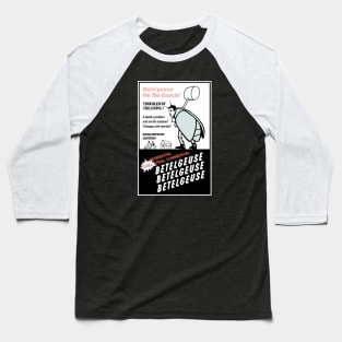 Beetlejuice Flyer - Dark Baseball T-Shirt